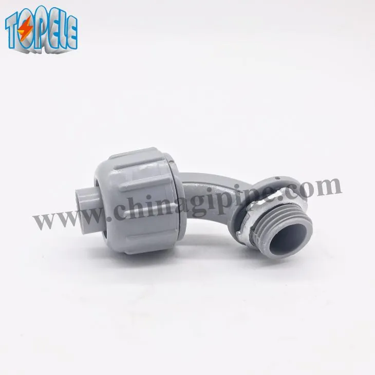 Vloeistofdichte NM 90-graden PVC-buisfittingconnector