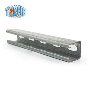 Gegoten aluminium profiel met sleufprofiel C